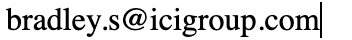 email address bradley(dot)tsat)icigroup(dot)com