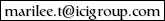 email address marilee(dot)t(at)icigroup(dot)com