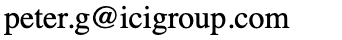 email address peter(dot)g(at)icigroup(dot)com